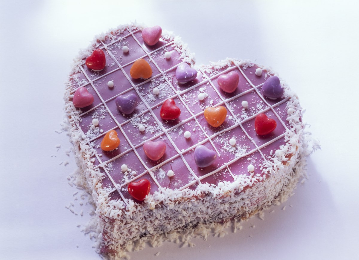 Tort w kształcie serca