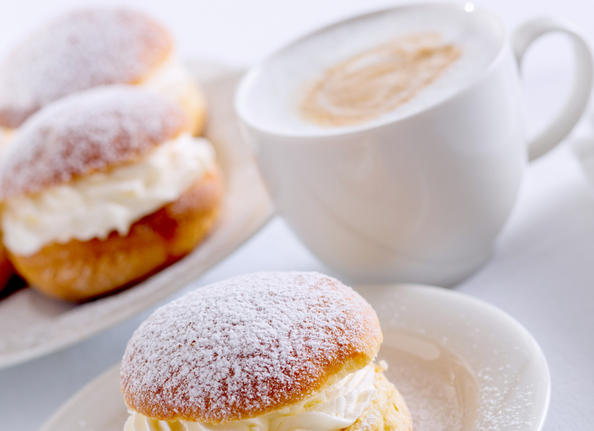 pączki z bitą śmietaną