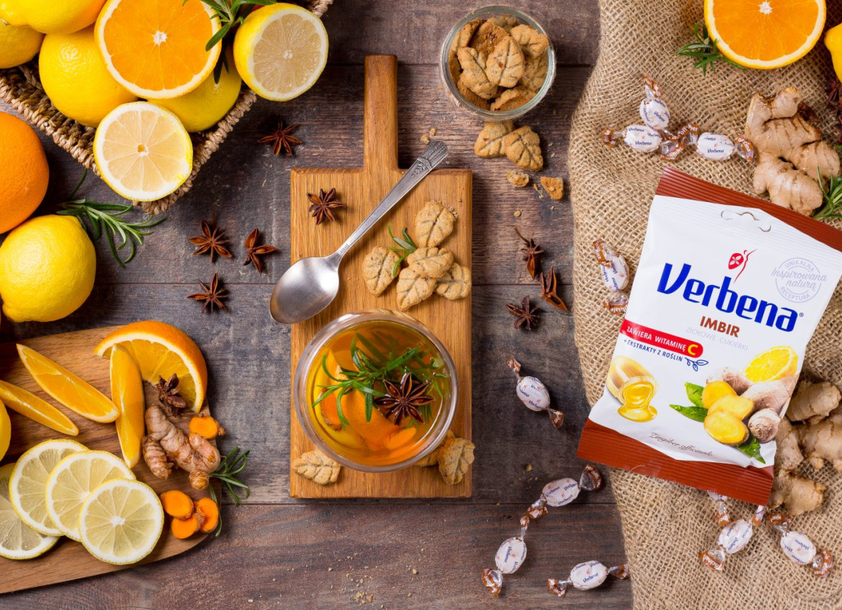 Rozgrzewająca herbatka imbirowa