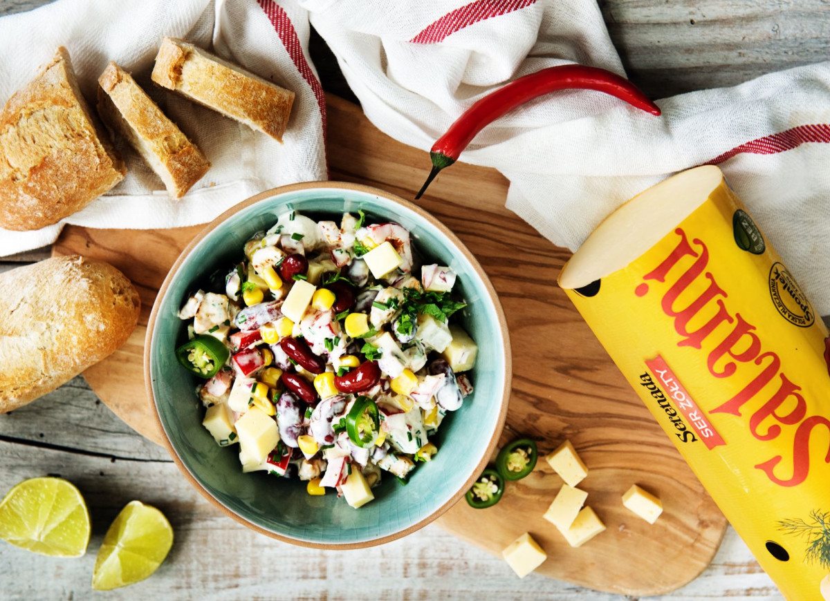 Sałatka meksykańska z serem Salami SERENADA