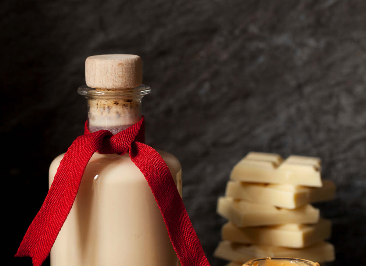 Likier z białej czekolady