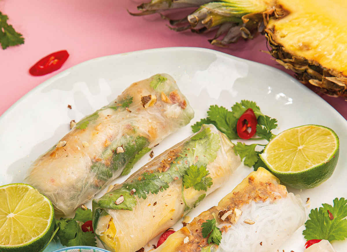 Spring rolls z dorszem