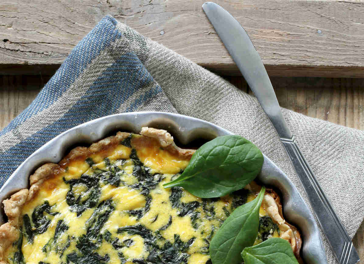 Tarta ze szpinakiem