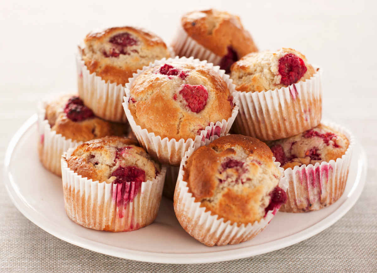 Muffinki z malinami