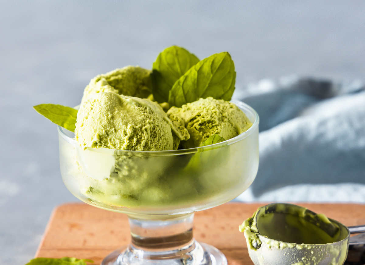 Lody matcha