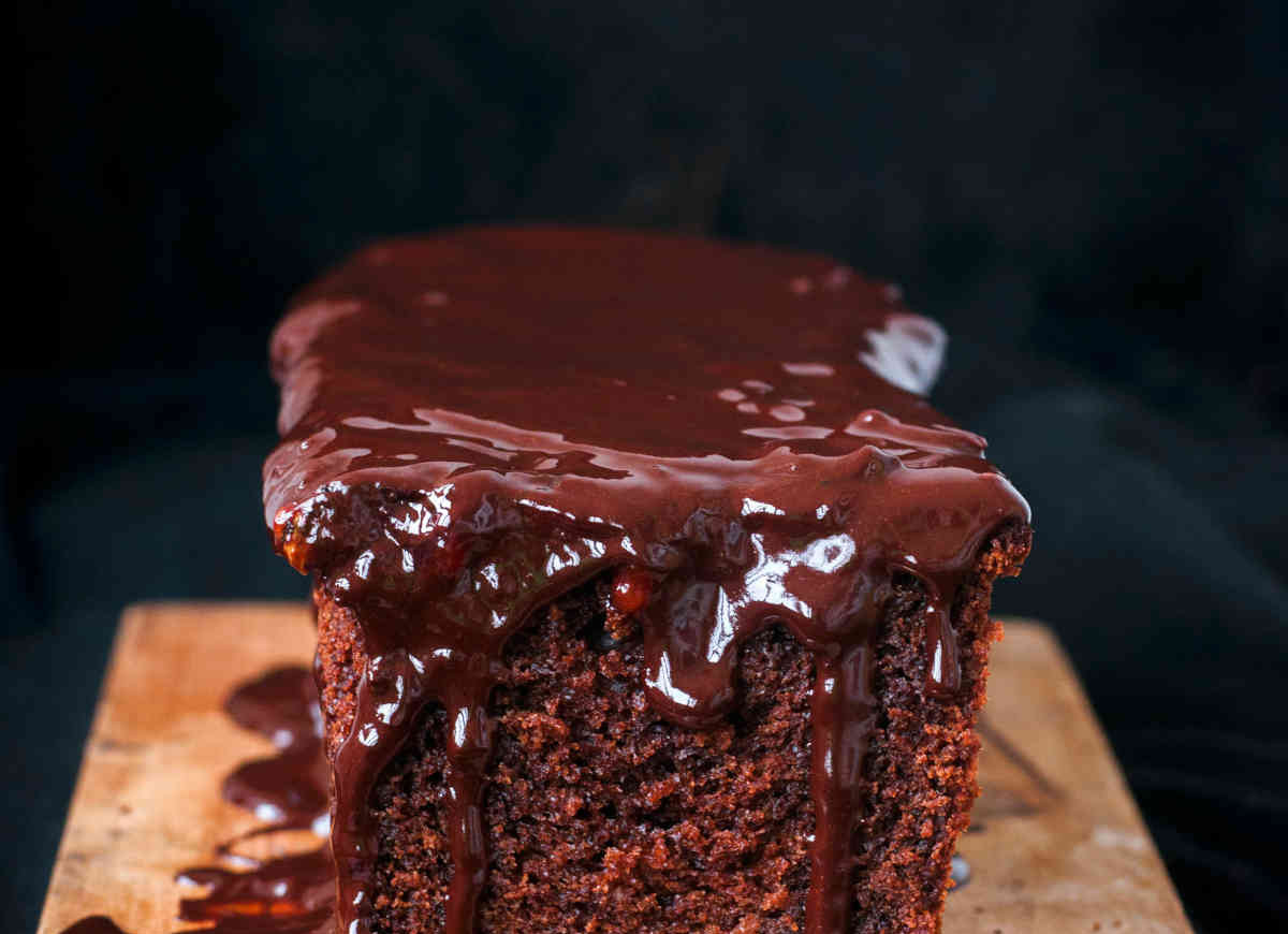 Ciasto czekoladowe z powidłami śliwkowymi