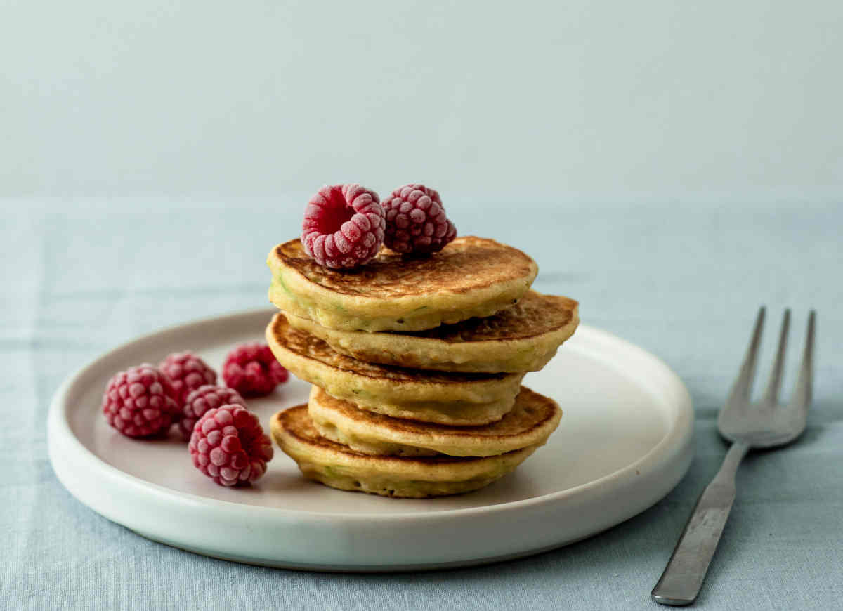 Placki z cukinii na słodko