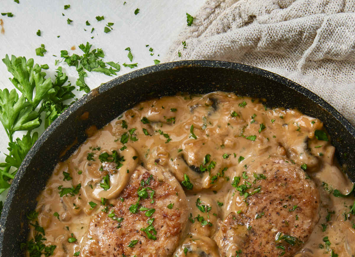 Polędwiczki z pieczarkami