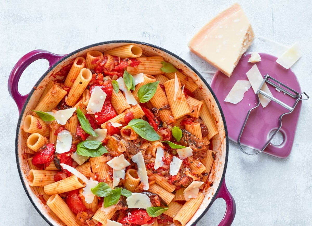 Caponata - przepis z makaronem