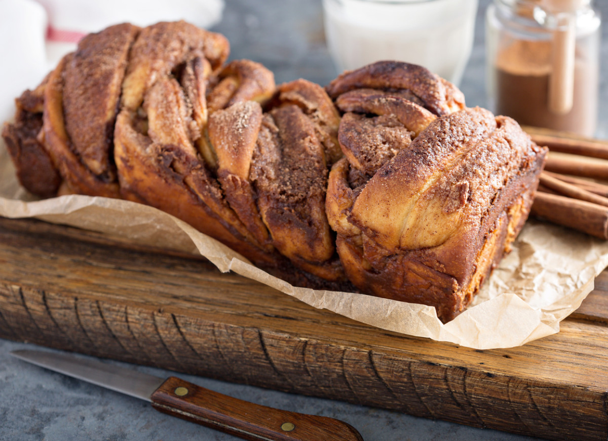 Ciasto drożdżowe z cynamonem