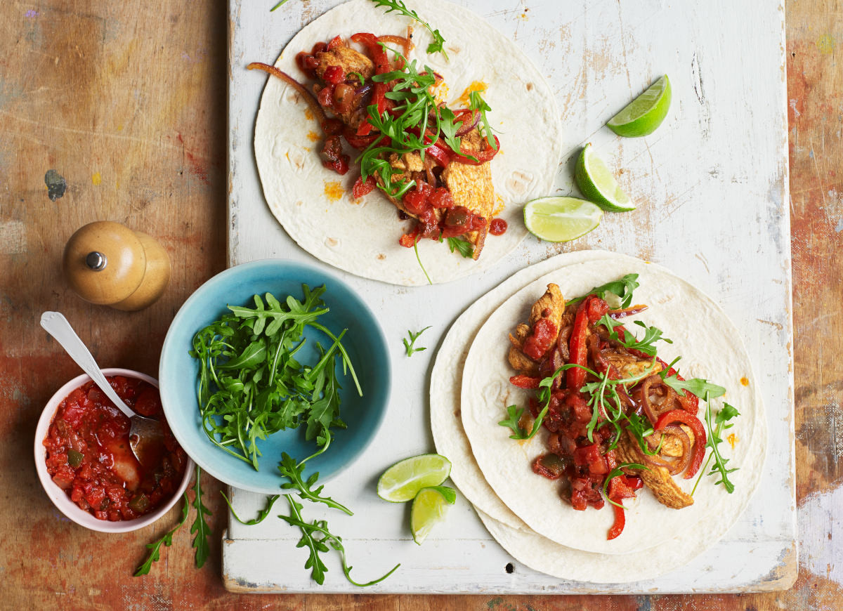 Fajitas z kurczakiem