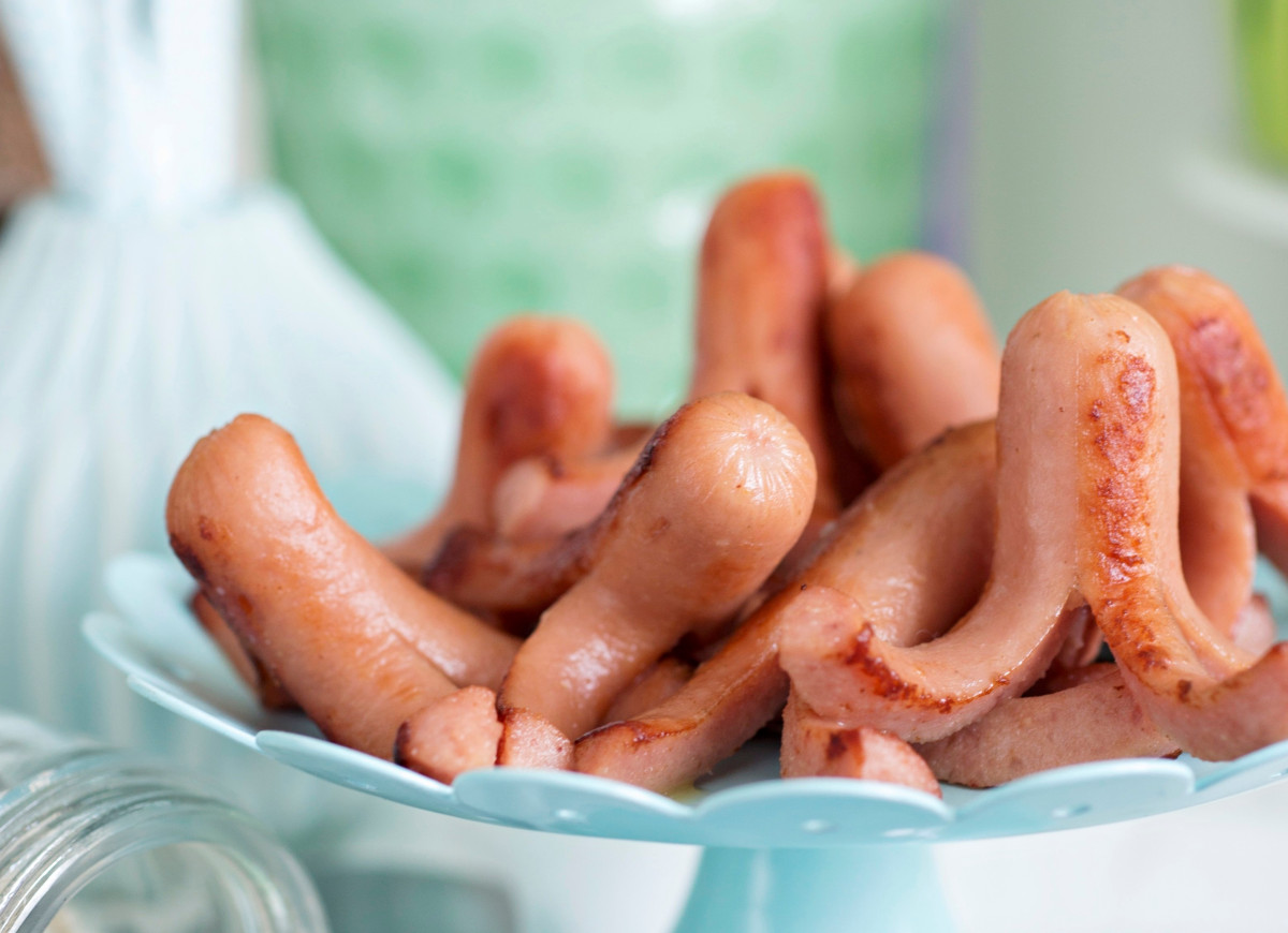 Ośmiorniczki z parówek