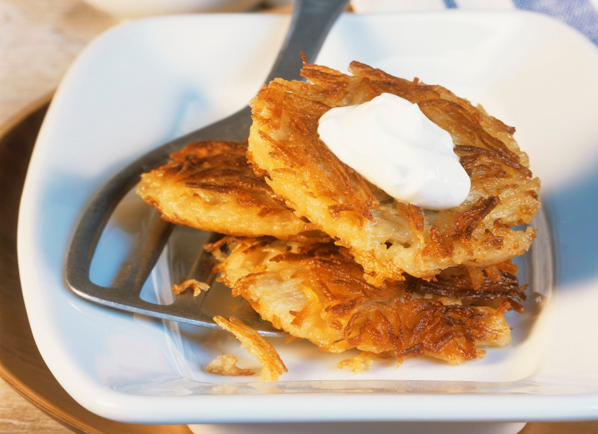 Placki ziemniaczane ze śmietaną