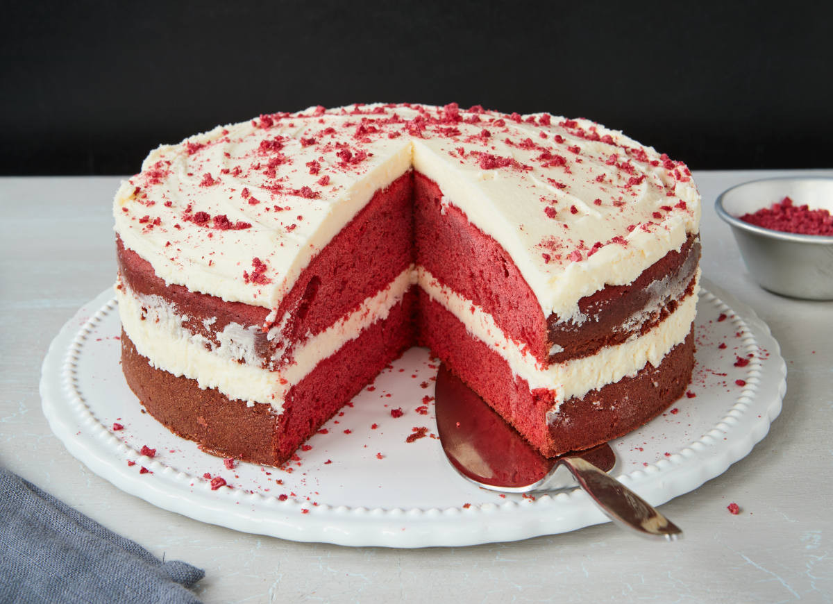 Red velvet ciasto