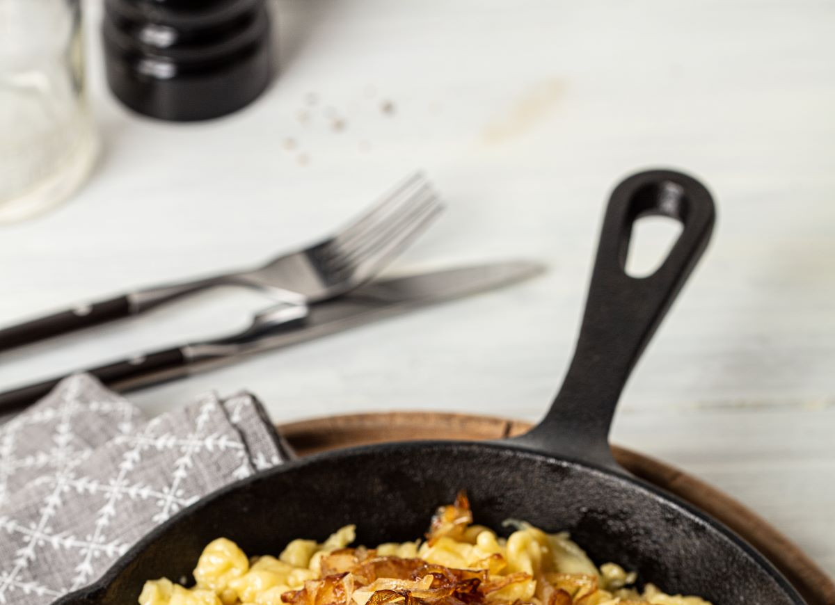 szpecle z serem i cebulą