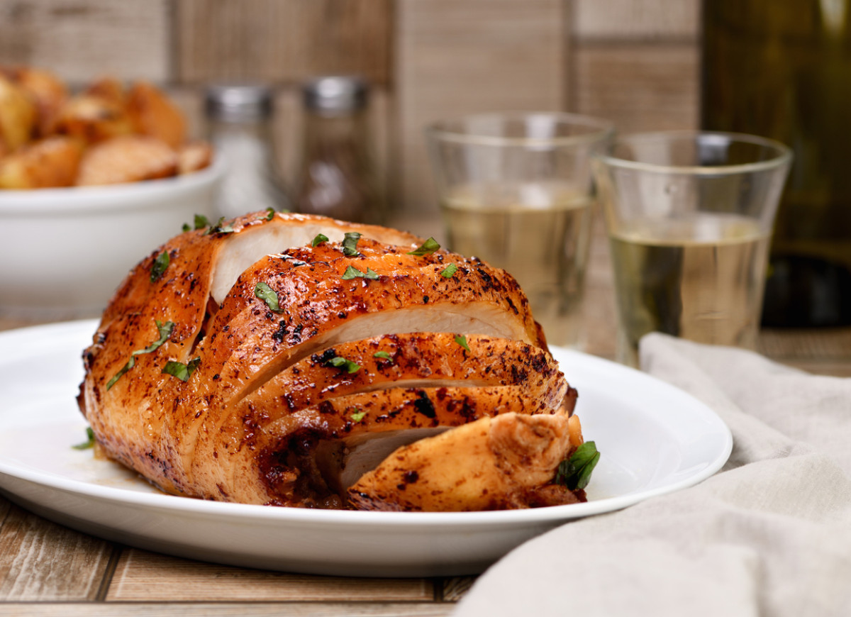 Filet z indyka pieczony