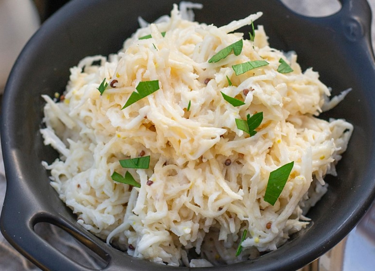 Surówka z pora i selera