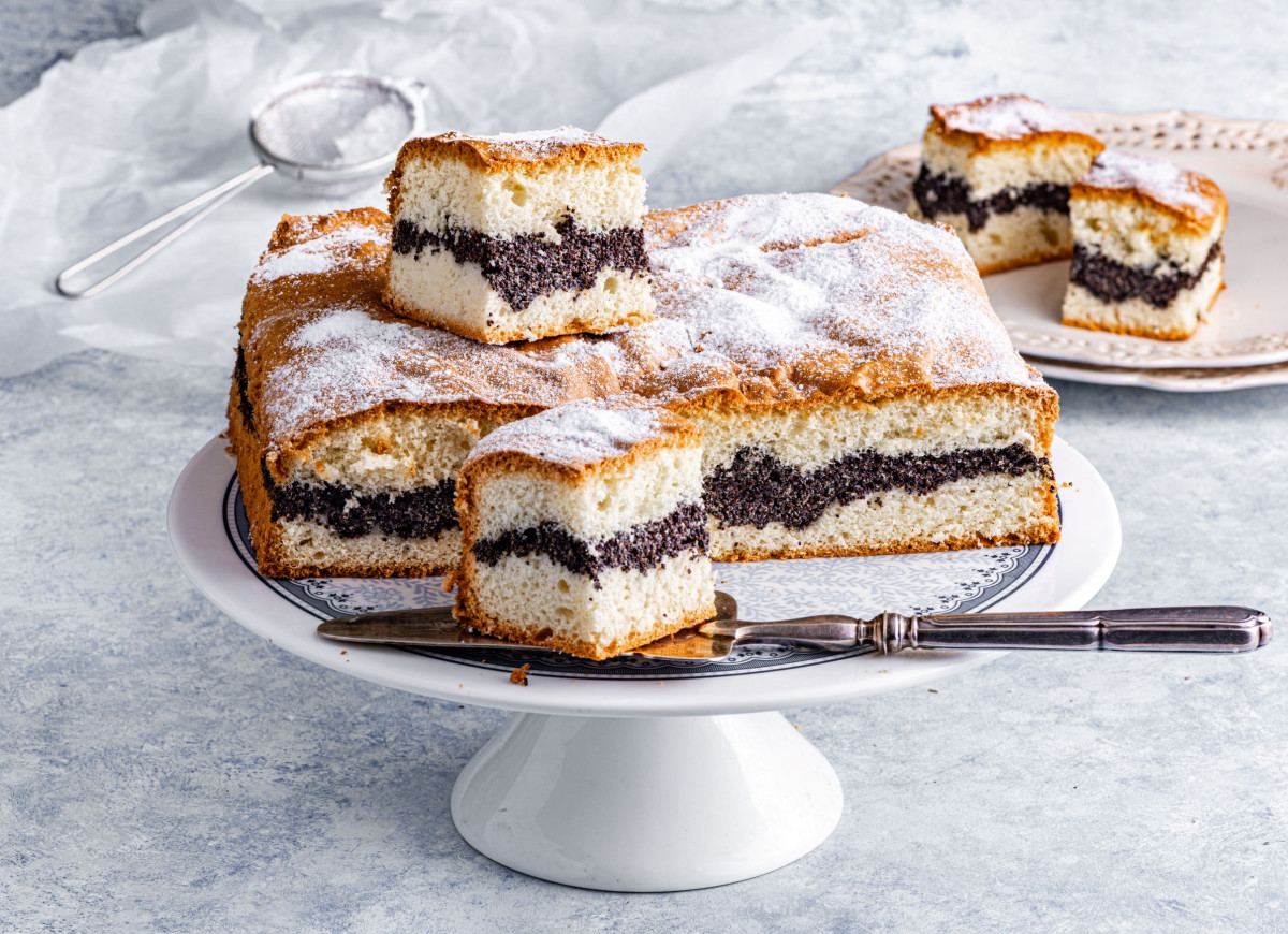 Ciasto ucierane z makiem