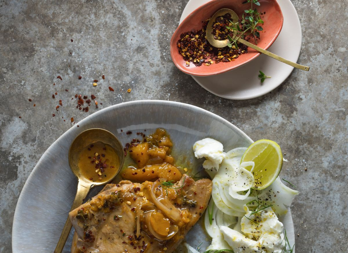 Schab w sosie własnym