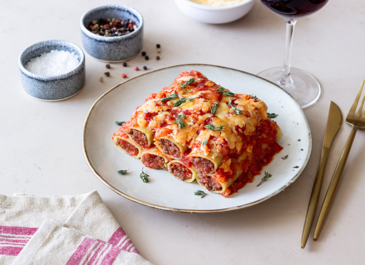 Cannelloni z mięsem mielonym