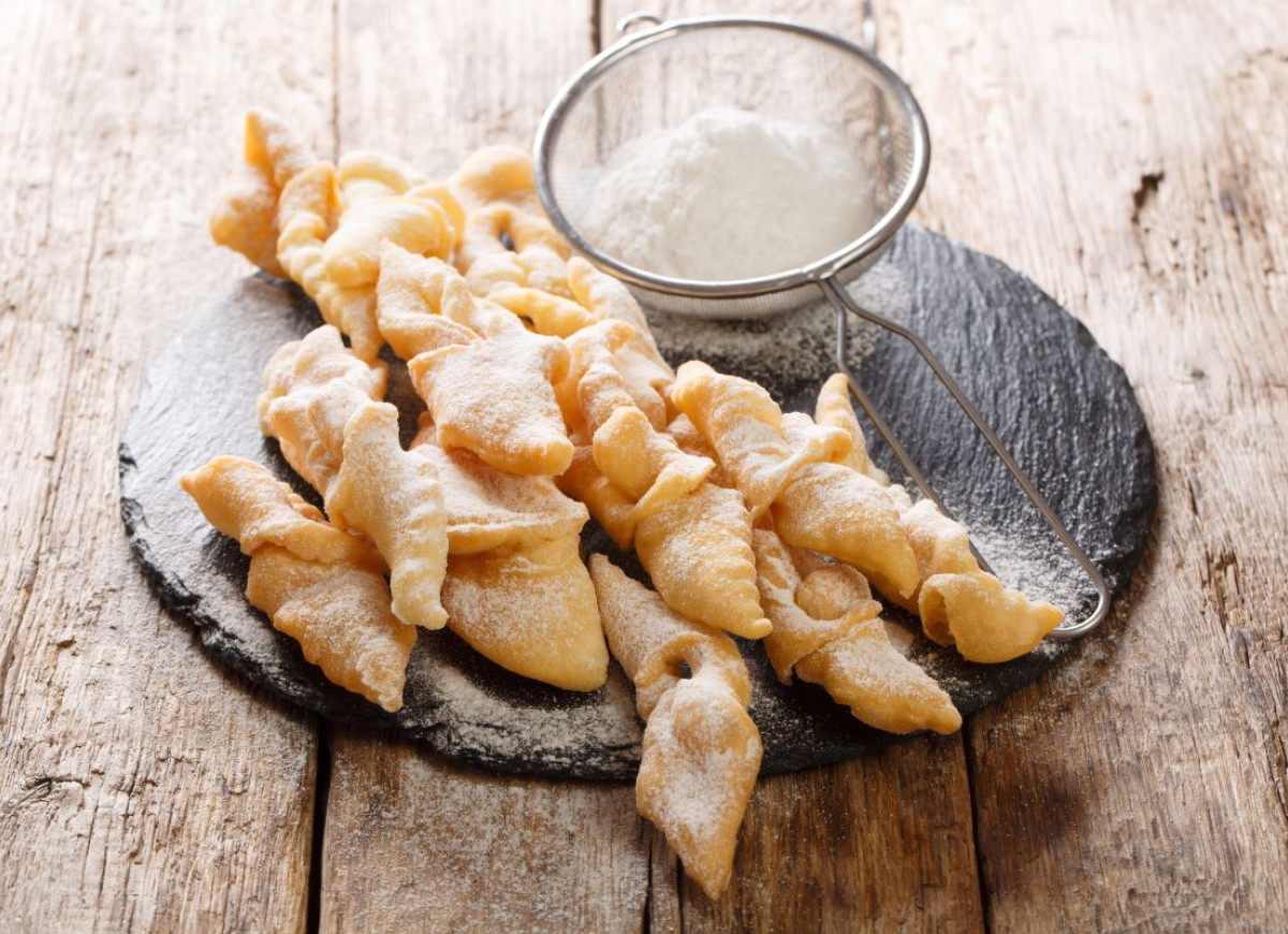 Faworki z piekarnika