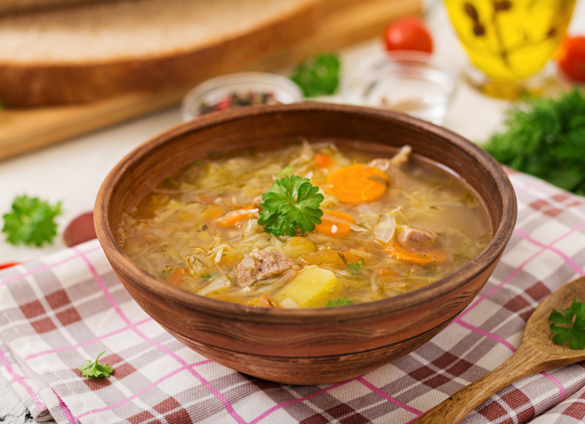 Kapuśniak z kiszonej kapusty