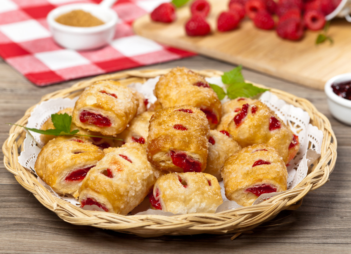 Ciasto francuskie z marmoladą