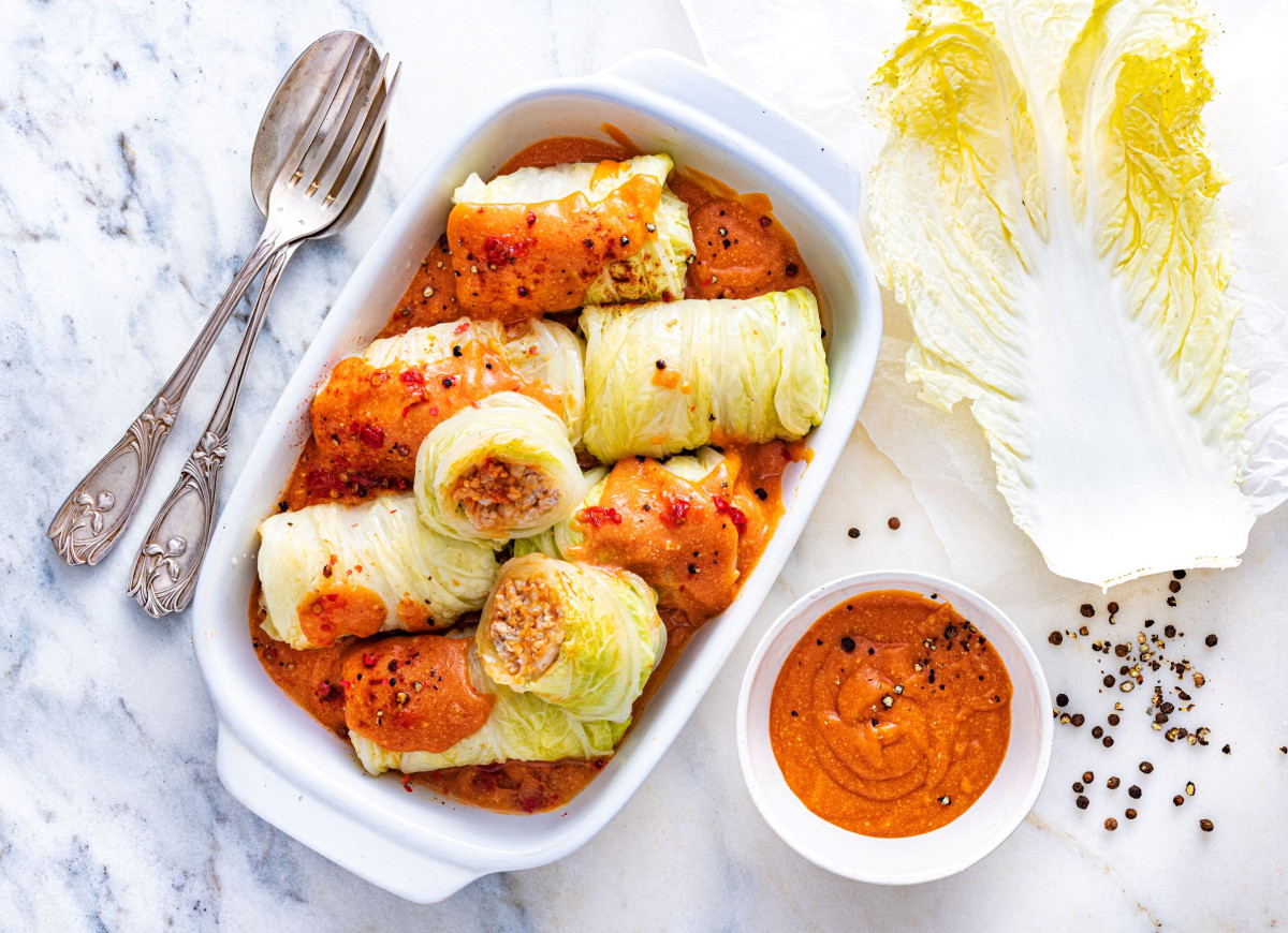 Gołąbki z kapusty pekińskiej