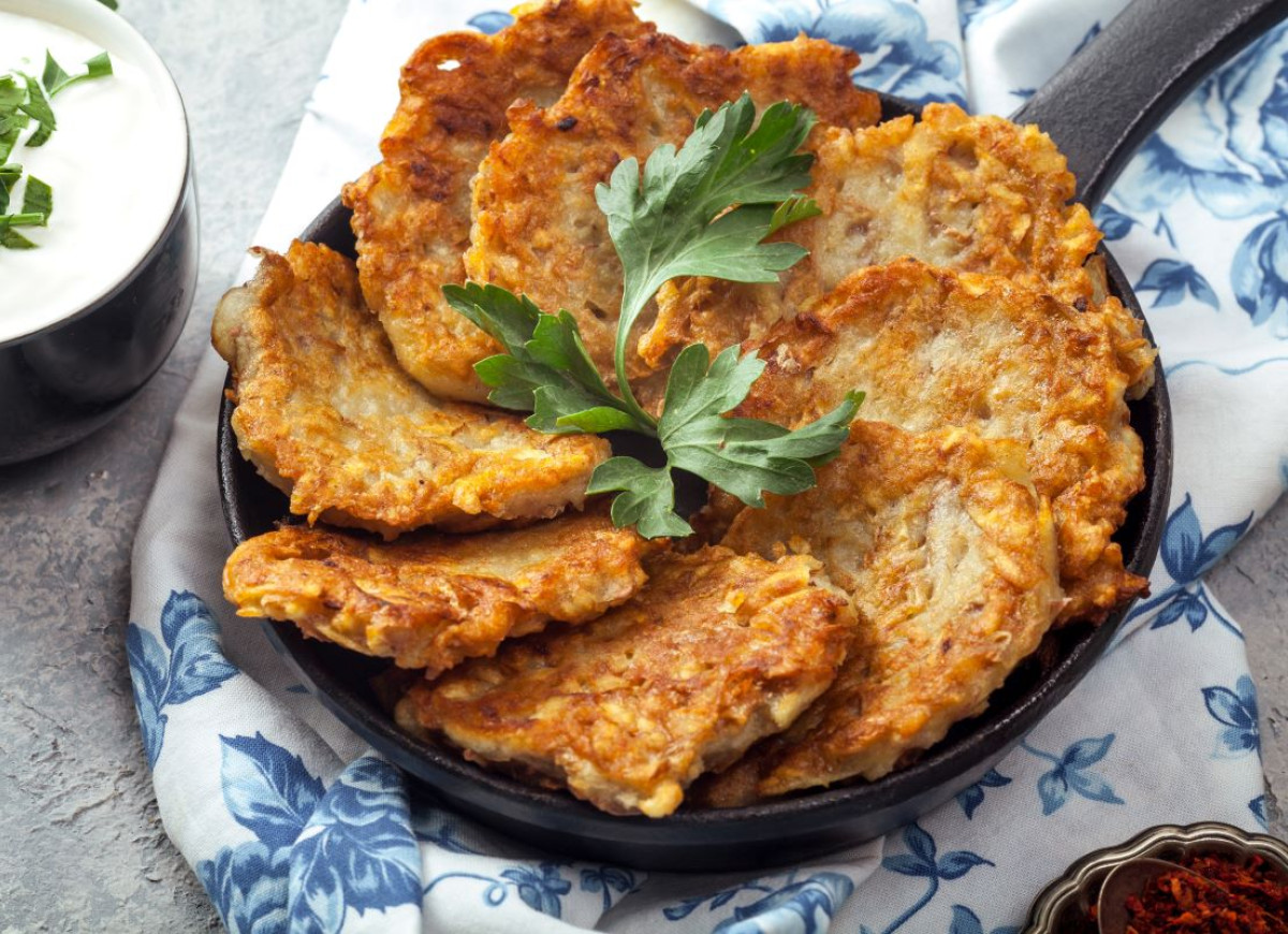 placki z kapusty kiszonej