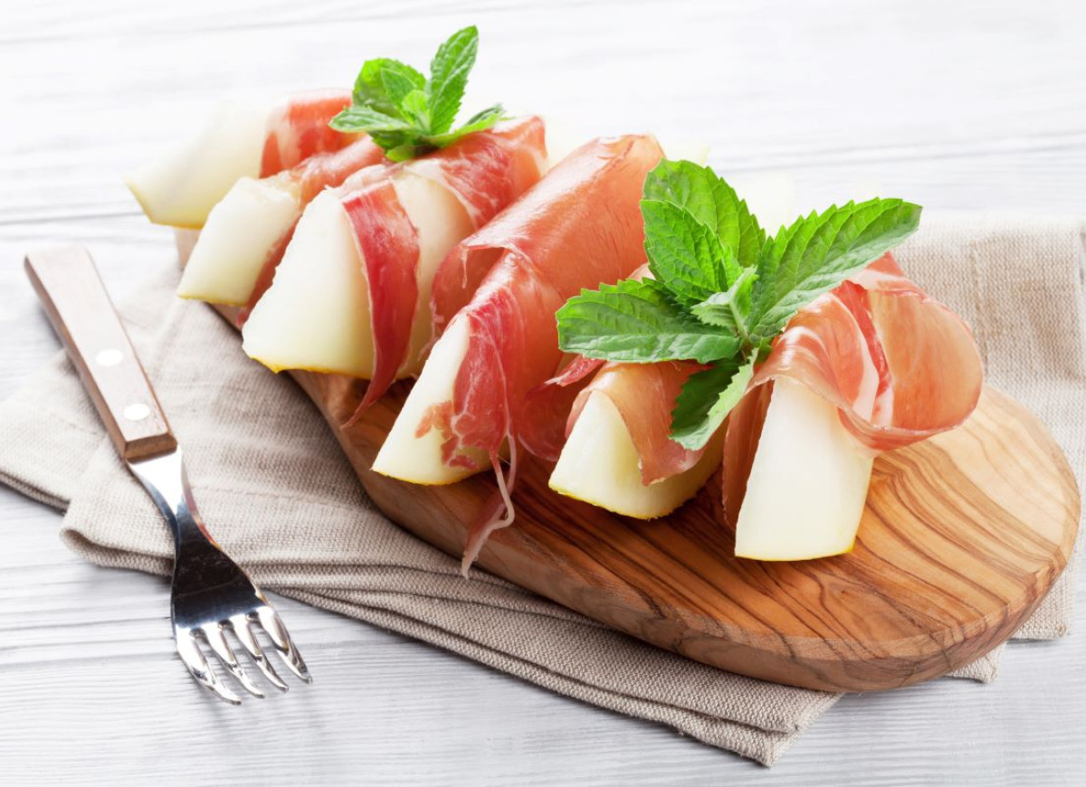 Melon z szynką parmeńską