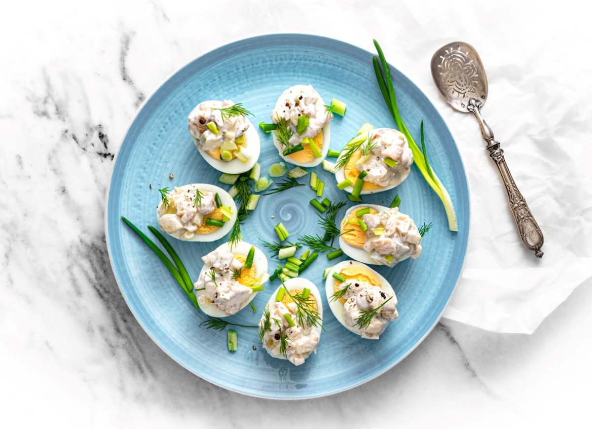 Jajka w sosie tatarskim