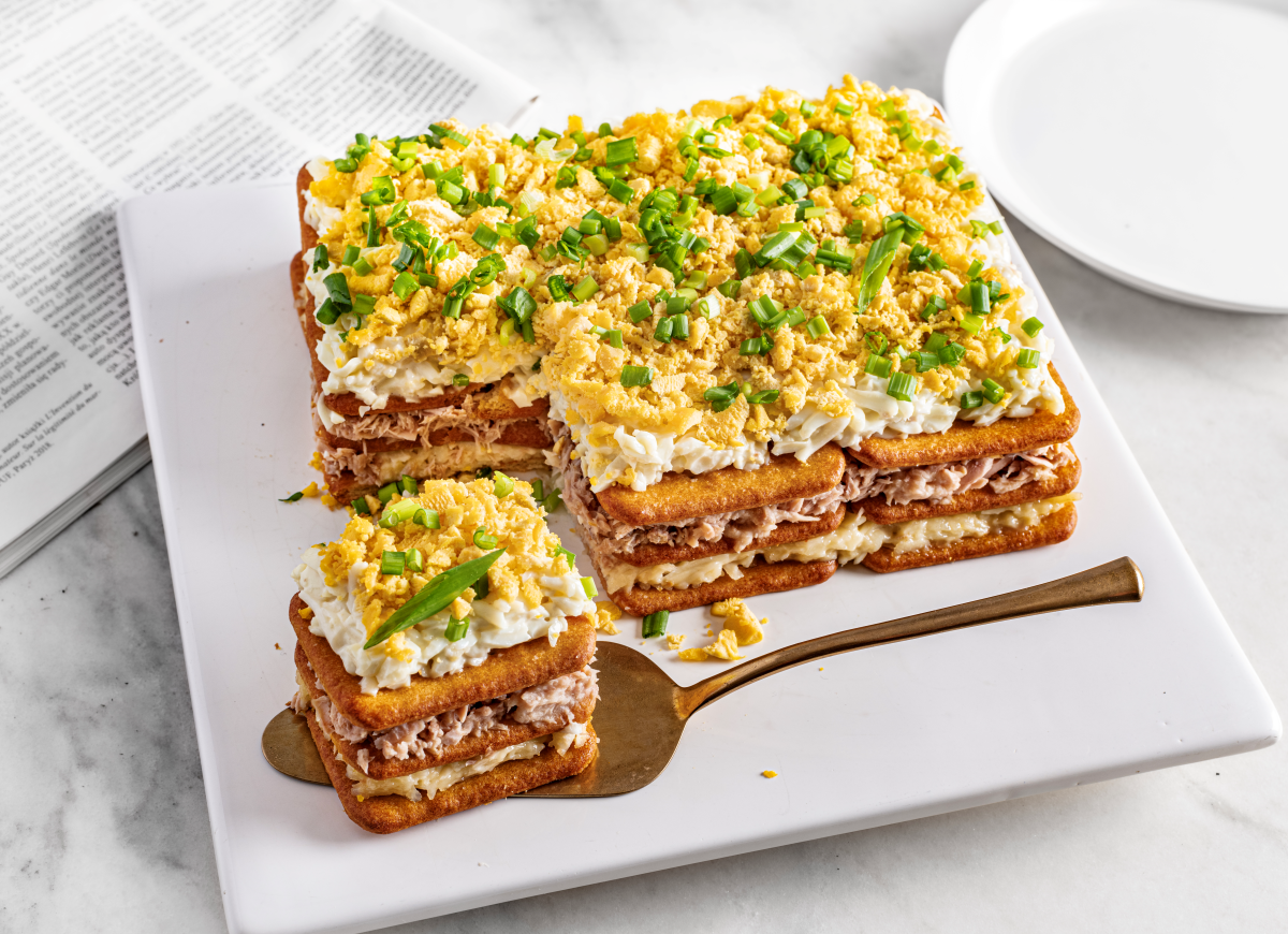 Sałatka na krakersach