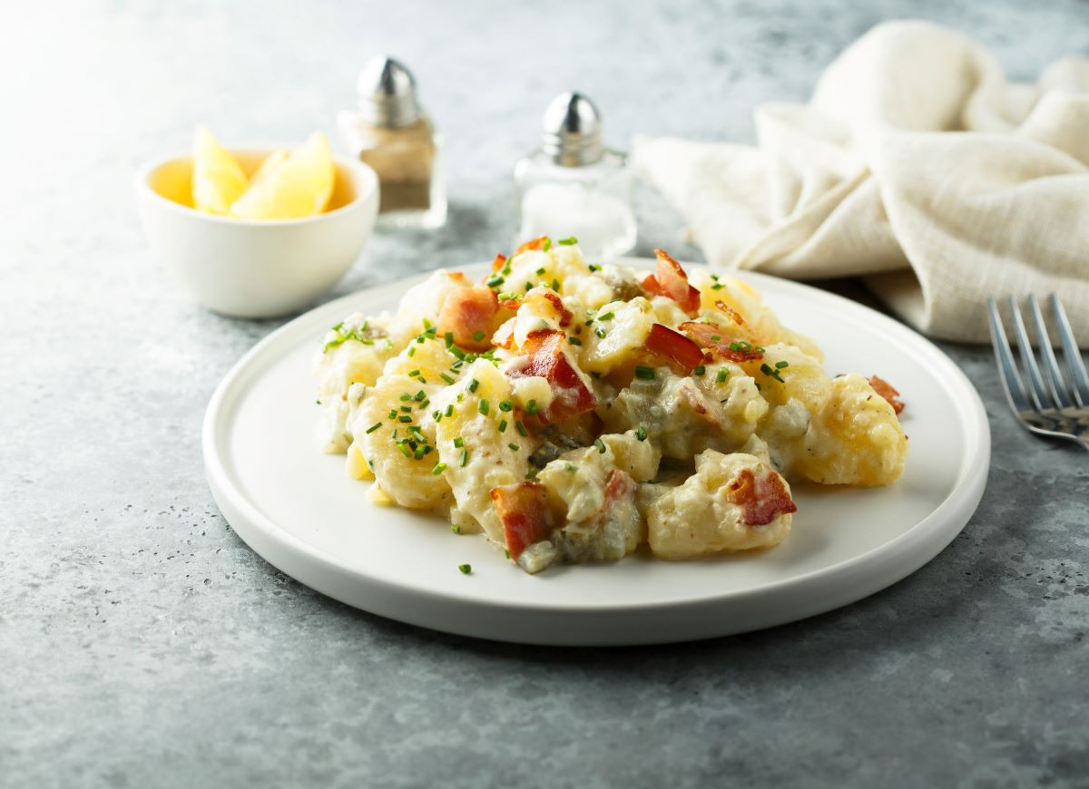 Sałatka ziemniaczana z boczkiem