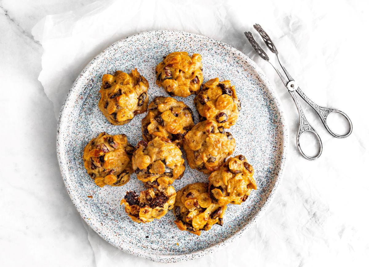 Ciasteczka z płatków kukurydzianych