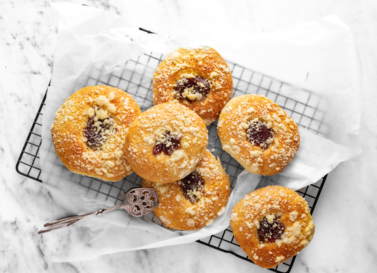 Drożdżówki z marmoladą