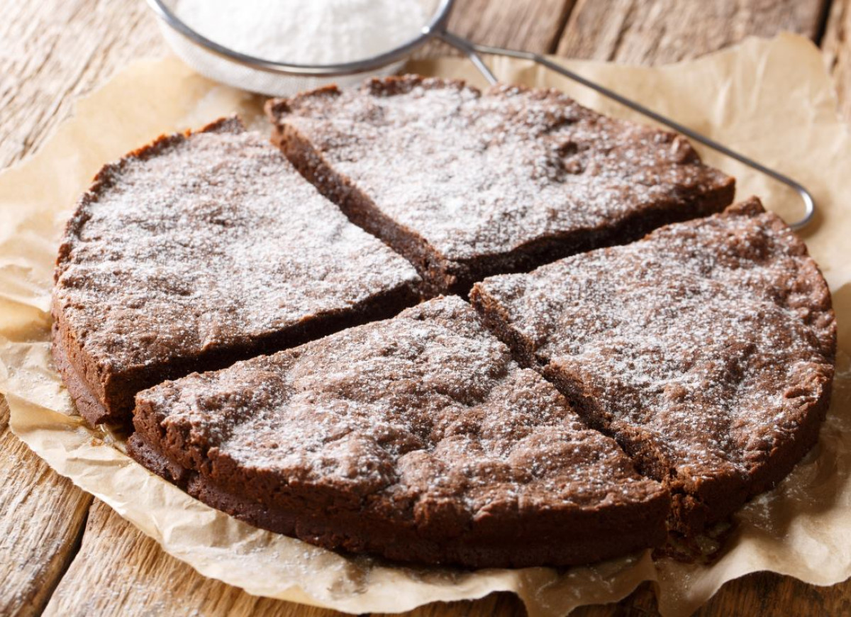 Kladdkaka – szwedzkie ciasto czekoladowe