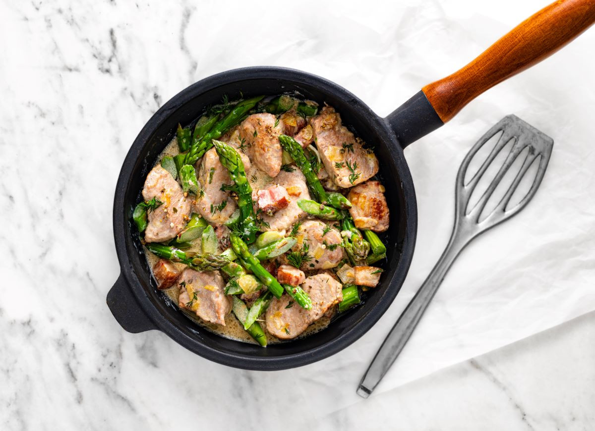 Polędwiczka ze szparagami