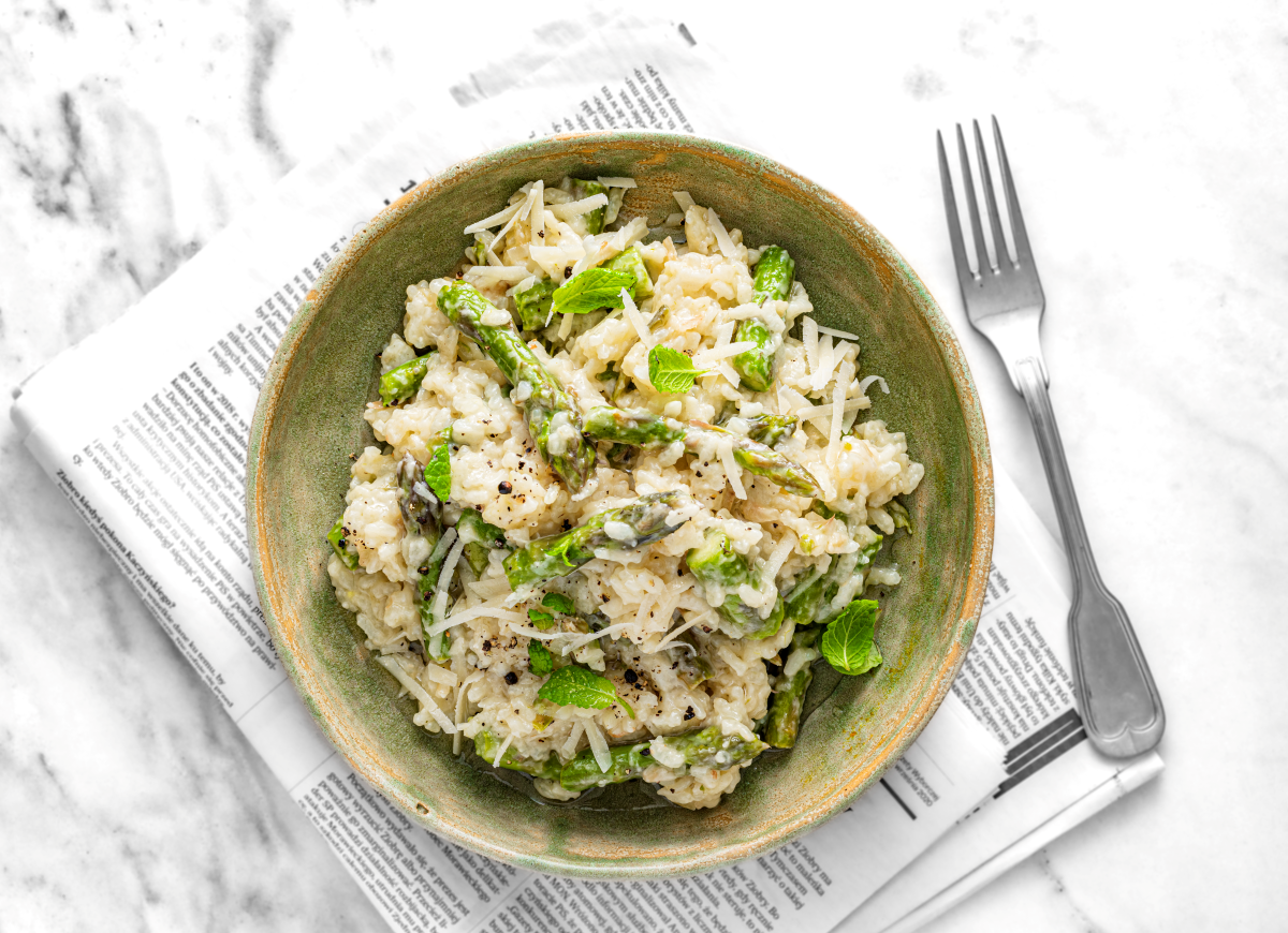 Risotto ze szparagami