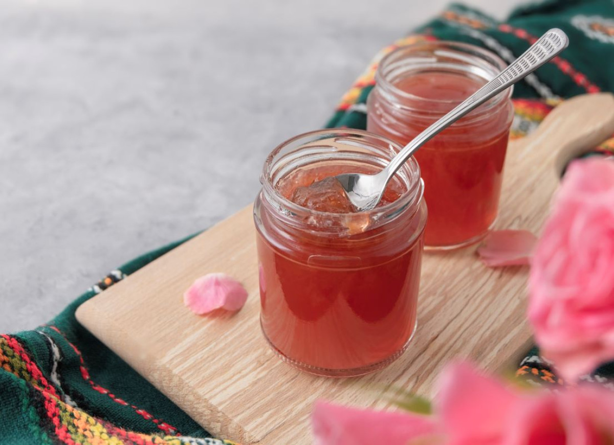 konfitura z płatków róży