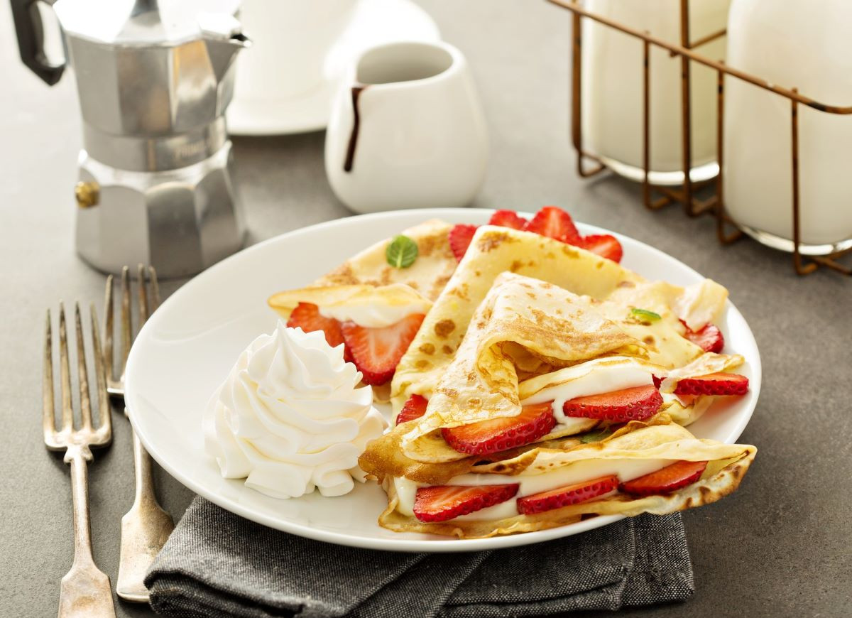 Naleśniki z truskawkami