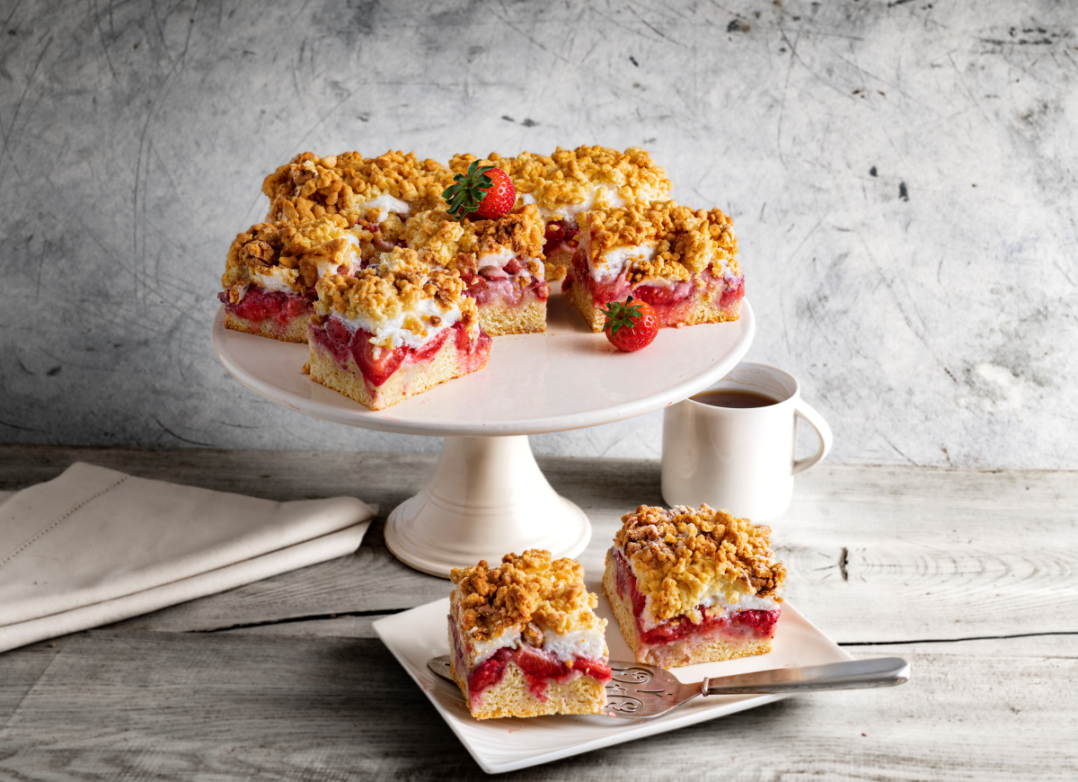 Pleśniak z truskawkami