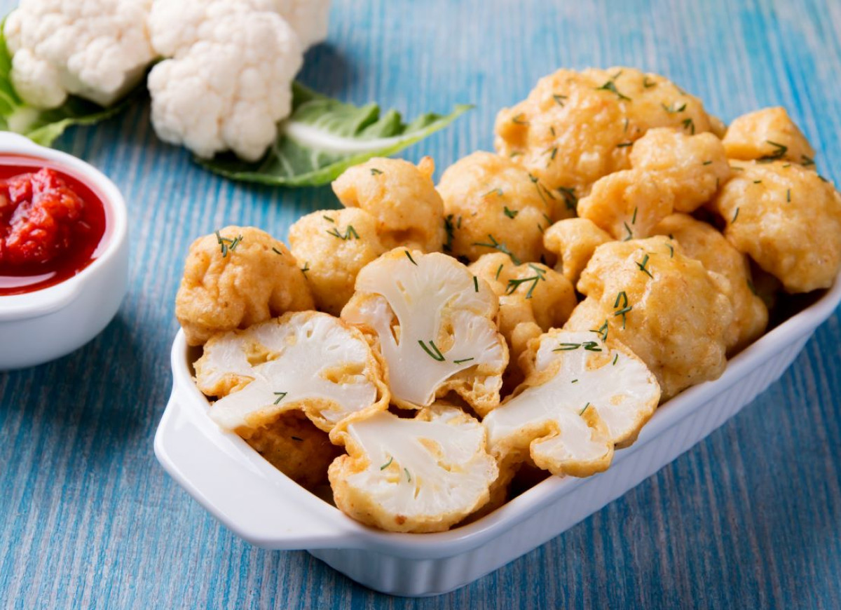 Kalafior w cieście naleśnikowym