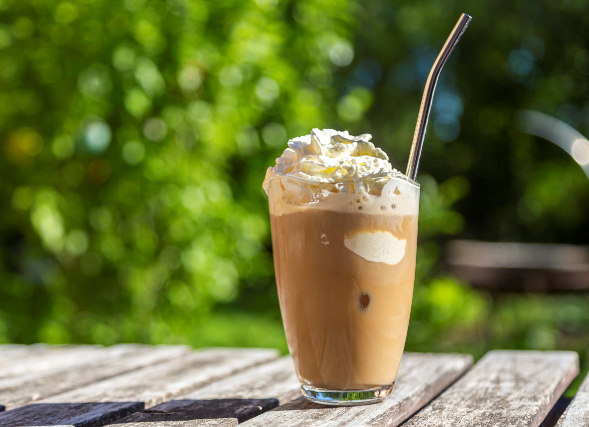 Kawa mrożona z lodami