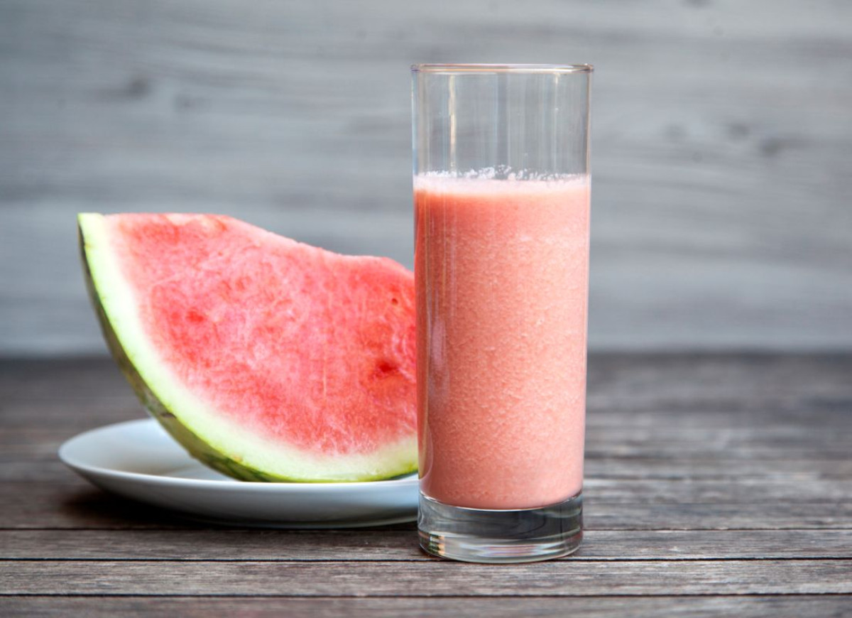 Koktajl z arbuza i jogurtu