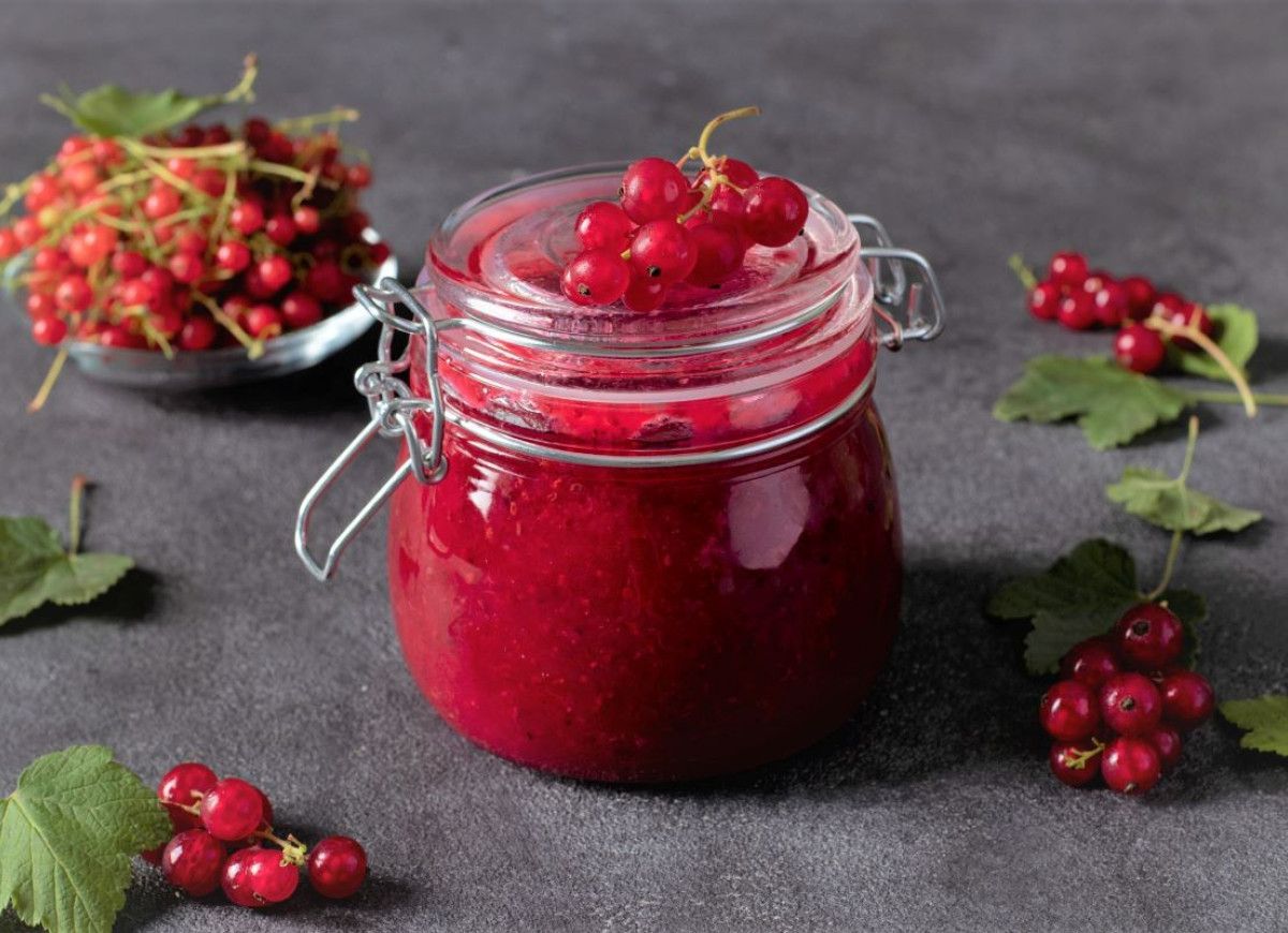 Konfitura z czerwonej porzeczki