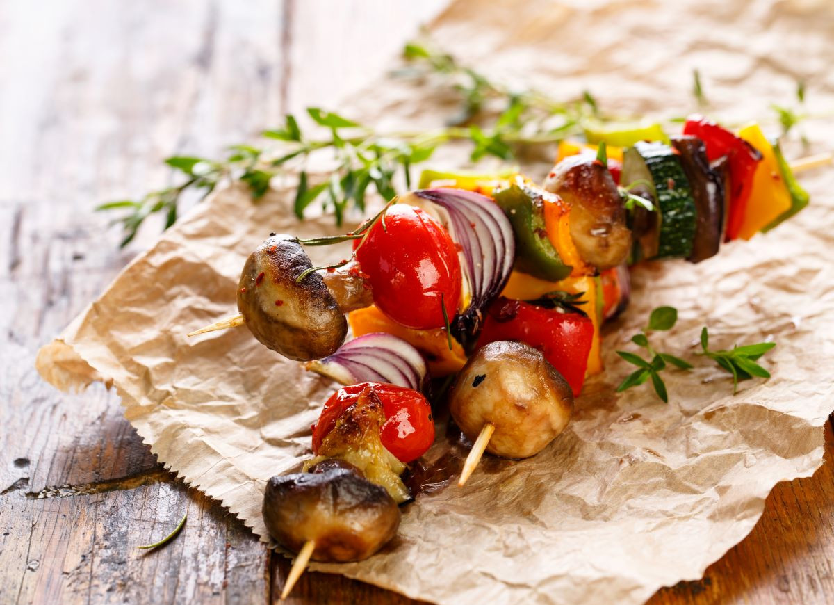 Szaszłyki warzywne