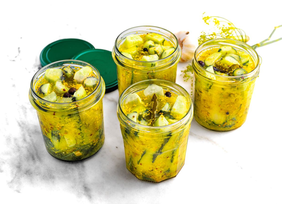 Ogórki w musztardzie