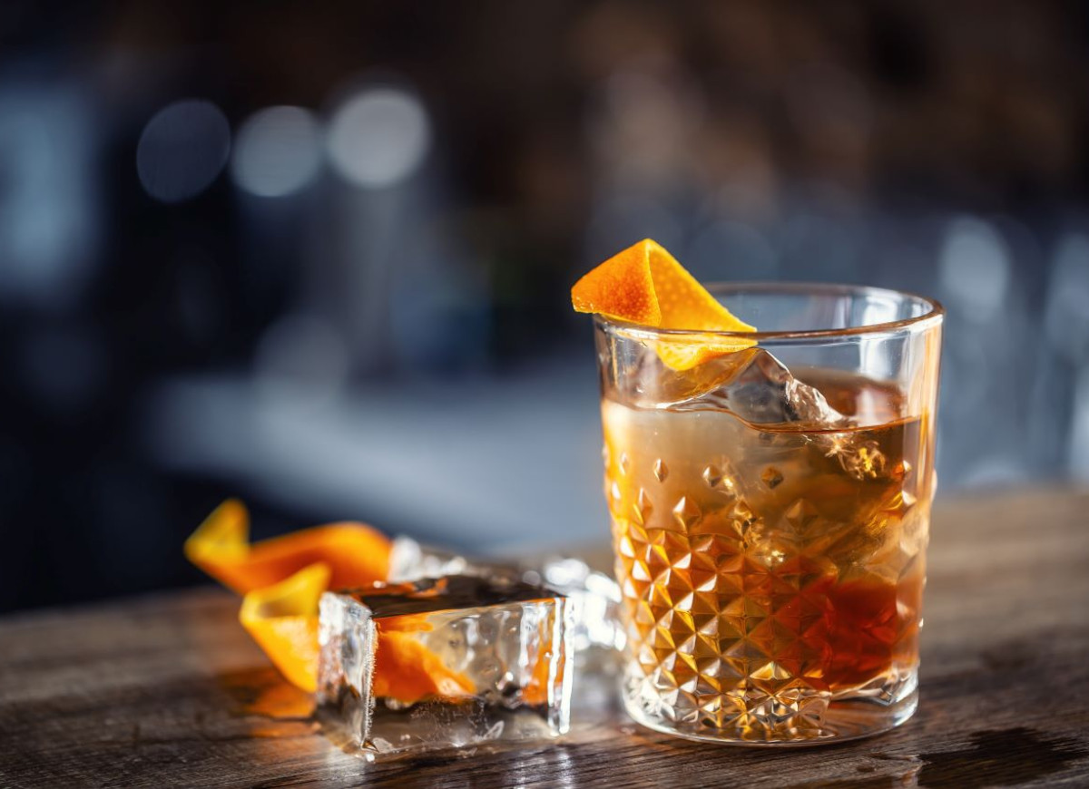 Old fashioned drink