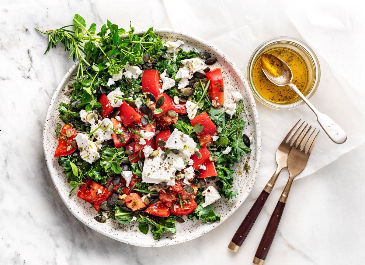 Sałatka z jarmużem