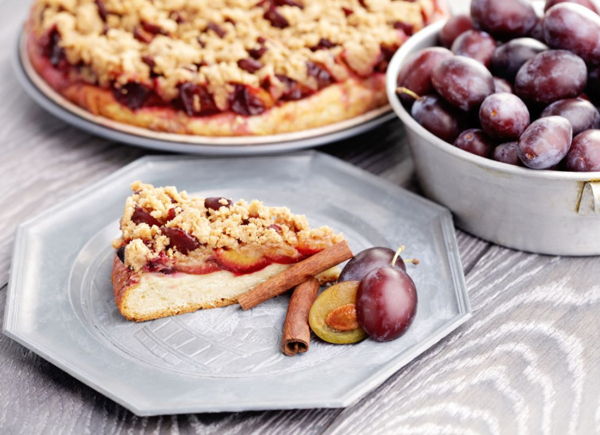 Ciasto drożdżowe ze śliwkami